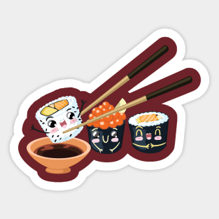 Sushi Dunking Sticker